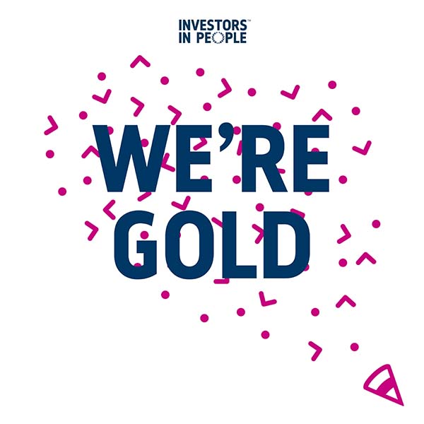We Achieved the We Invest in People Gold Accreditation!