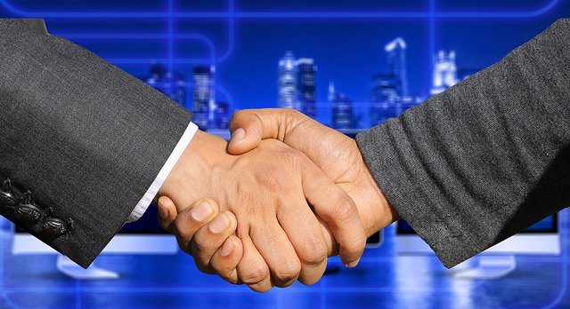 Employer handshake